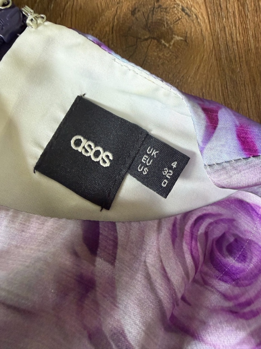 ASOS Soft Floral Semi Formal Size 0 - Picture 10 of 12